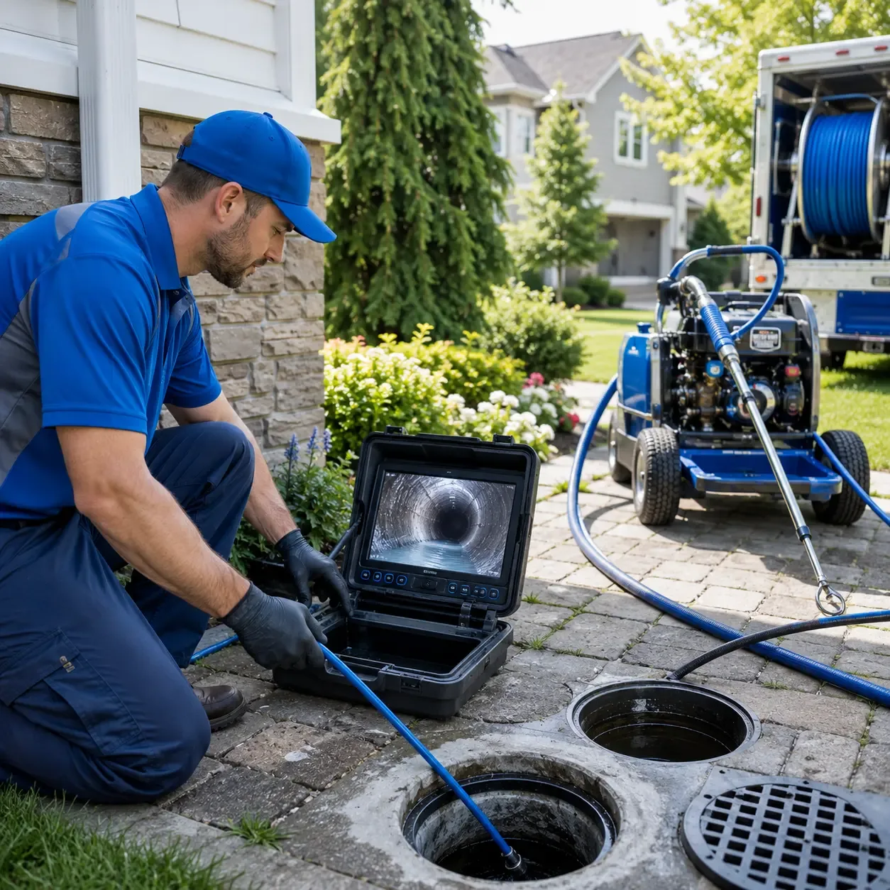 Outdoor drain cleaning professionals serving Bazine, KS